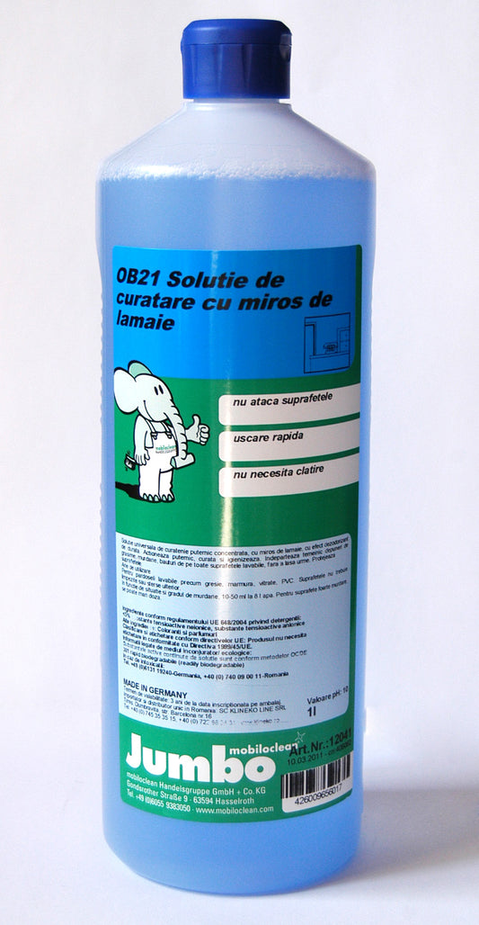 OB21 CITRO – Soluție profesională de curățare cu miros de lămâie